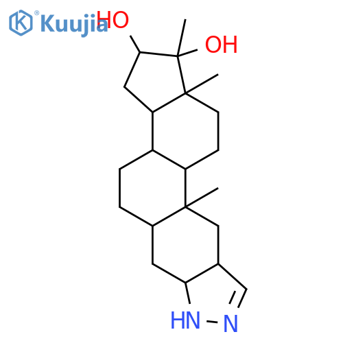 2'H-Androst-2-eno[3,2-c]pyrazole-16,17-diol,17-methyl-, (5a,16b,17b)- structure