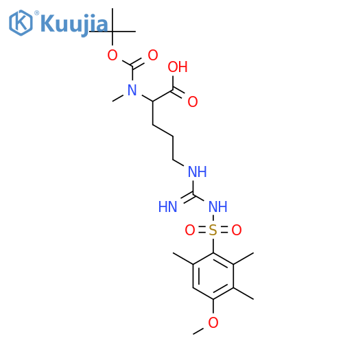 Boc-Nalpha-Me-Arg(Mtr)-OH structure