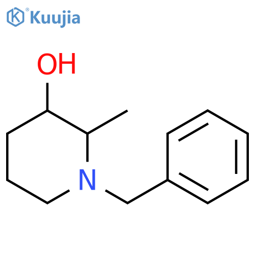1-benzyl-2-methylpiperidin-3-ol structure