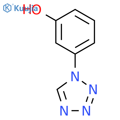 3-(1H-tetrazol-1-yl)phenol structure