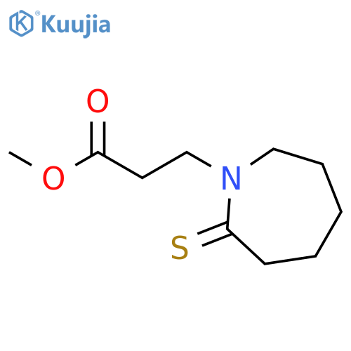 1H-Azepine-1-propanoic acid, hexahydro-2-thioxo-, methyl ester structure