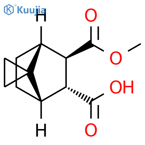 (1'S,2'R,3'R,4'R)-3'-methoxycarbonylspiro[cyclopropane-1,7'-norbornane]-2'-carboxylic acid structure