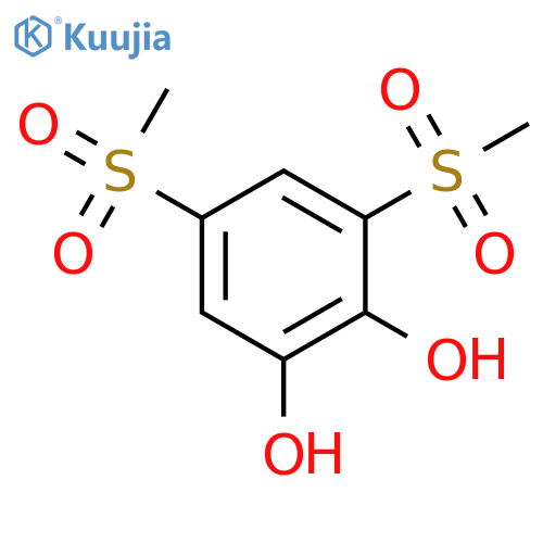 1,2-Benzenediol,3,5-bis(methylsulfonyl)- structure