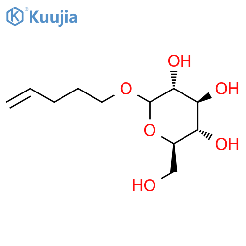 pent-4-enyl-d-glucopyranoside structure