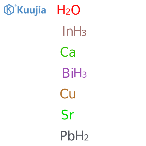 Bismuth calcium copper indium lead strontium oxide structure