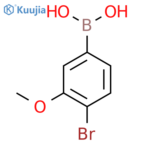 4-bromo-3-methoxyphenylboronic acid structure