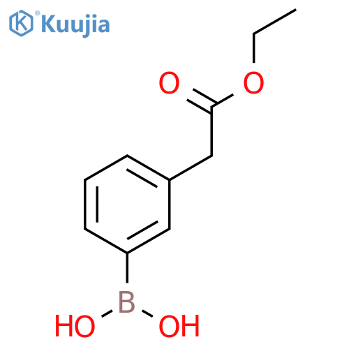(3-(2-Ethoxy-2-oxoethyl)phenyl)boronic acid structure