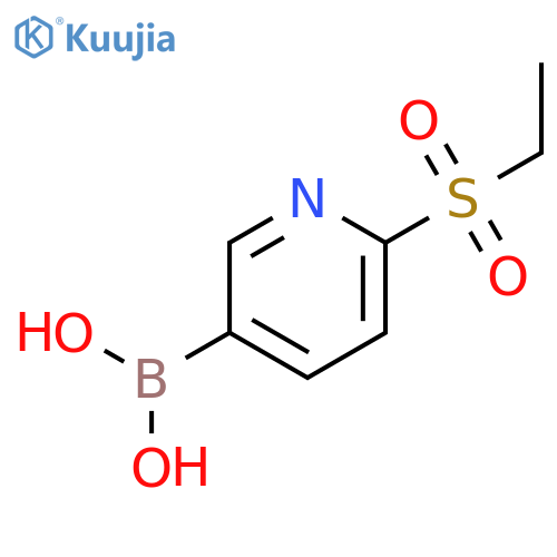 6-(Ethanesulfonyl)pyridine-3-boronic acid structure