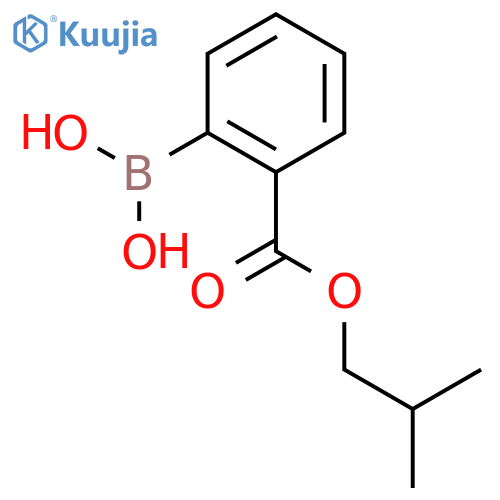 (2-(Isobutoxycarbonyl)phenyl)boronic acid structure