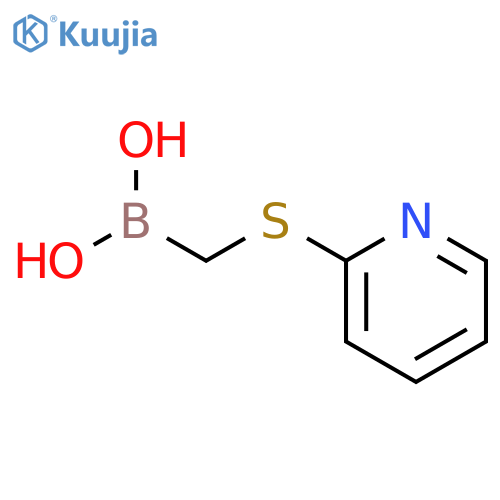 (Pyridin-2-ylthio)methylboronic acid structure
