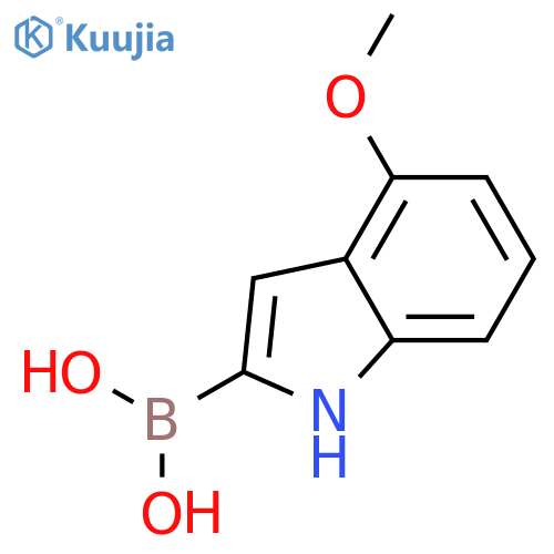 4-Methoxyindole-2-boronic acid structure