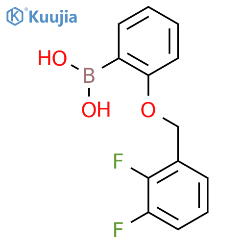 2-(2,3-Difluorophenylmethoxy)phenyl)boronic acid structure