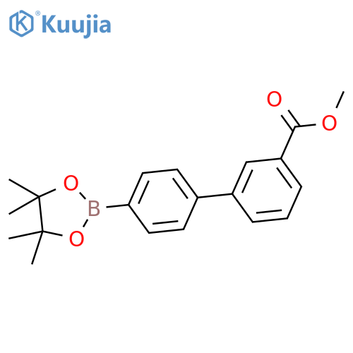3'-(Methoxycarbonyl)biphenyl-4-boronic acid pinacol ester structure