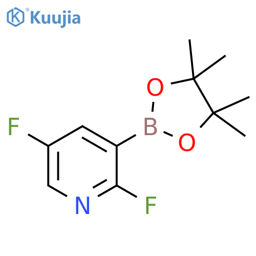 2,5-Difluoro-3-(4,4,5,5-tetramethyl-1,3,2-dioxaborolan-2-yl)pyridine structure