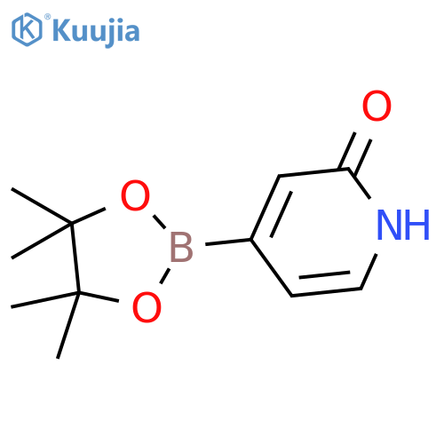 4-(tetramethyl-1,3,2-dioxaborolan-2-yl)pyridin-2-ol structure