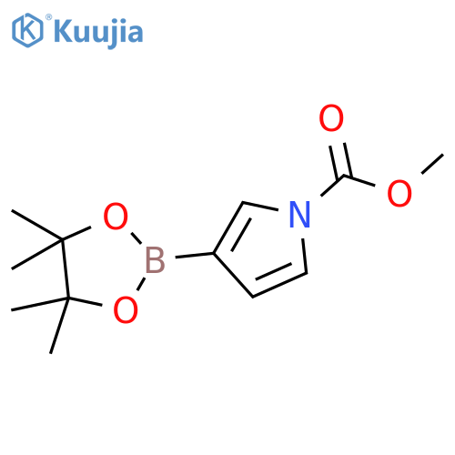 1-(Methoxycarbonyl)pyrrole-3-boronic acid, pinacol ester structure