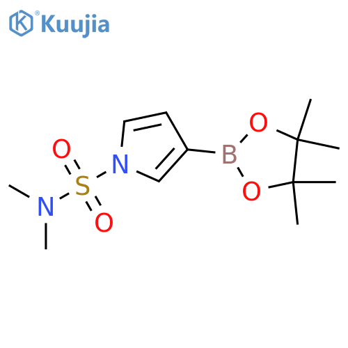 1-(N,N-Dimethylsulfamoyl)pyrrole-3-boronic acid, pinacol ester structure