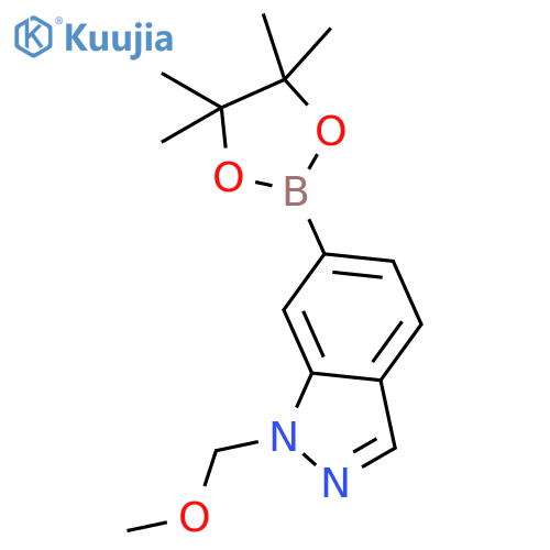 1-(Methoxymethyl)-6-(4,4,5,5-tetramethyl-1,3,2-dioxaborolan-2-yl)-1H-indazole structure