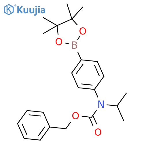4-(N-Cbz-N-isopropylamino)phenylboronic acid, pinacol ester structure