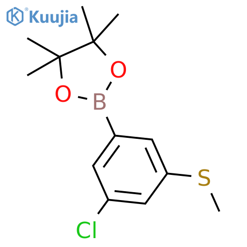 3-Chloro-5-methylthiophenylboronic acid, pinacol ester structure