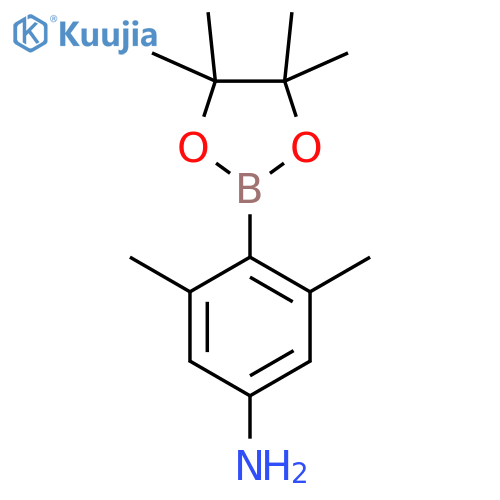 3,5-Dimethyl-4-(4,4,5,5-tetramethyl-1,3,2-dioxaborolan-2-yl)aniline structure