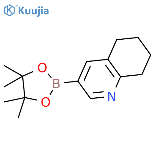 3-(4,4,5,5-Tetramethyl-1,3,2-dioxaborolan-2-yl)-5,6,7,8-tetrahydroquinoline structure