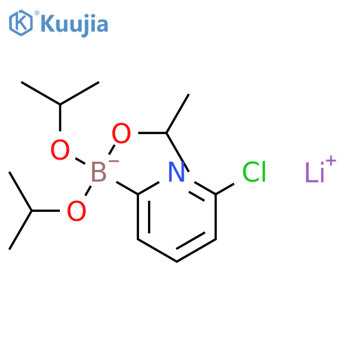 Lithium triisopropyl 2-(6-chloropyridyl)borate structure