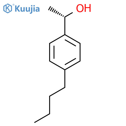 (1S)-1-(4-butylphenyl)ethan-1-ol structure