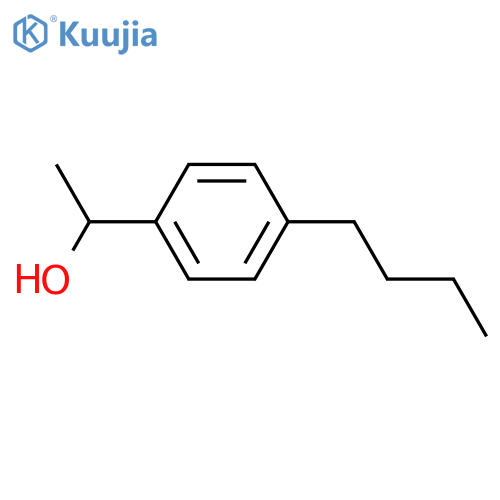 1-(4-butylphenyl)ethan-1-ol structure