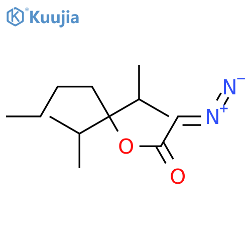 Acetic acid, diazo-, 1,1-bis(1-methylethyl)pentyl ester structure