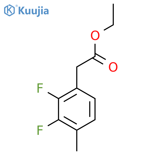 Ethyl 2,3-difluoro-4-methylphenylacetate structure