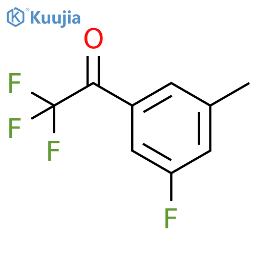 2,2,2-trifluoro-1-(3-fluoro-5-methylphenyl)ethan-1-one structure