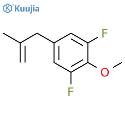 1,3-difluoro-2-methoxy-5-(2-methylprop-2-enyl)benzene structure