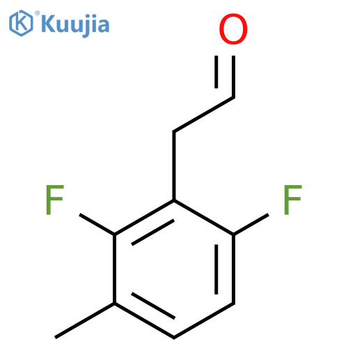 2-(2,6-difluoro-3-methylphenyl)acetaldehyde structure
