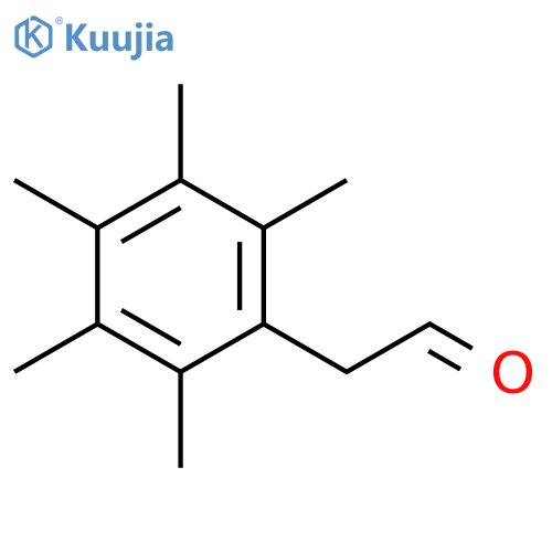 Pentamethylphenylacetaldehyde structure