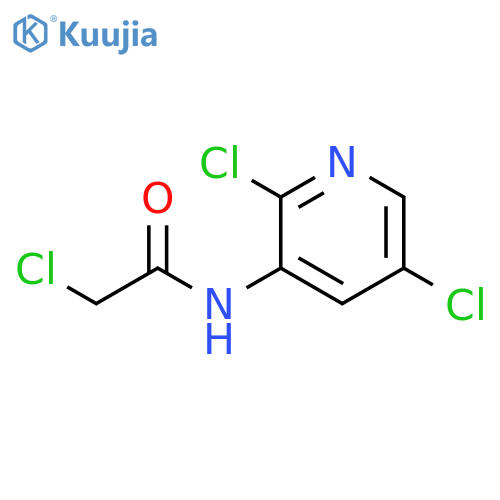 Acetamide, 2-chloro-N-(2,5-dichloro-3-pyridinyl)- structure