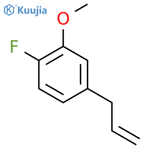 4-Allyl-1-fluoro-2-methoxybenzene structure