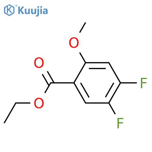 Ethyl 4,5-difluoro-2-methoxybenzoate structure