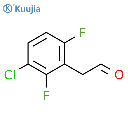 Benzeneacetaldehyde, 3-chloro-2,6-difluoro- structure
