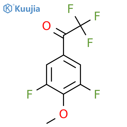 1-(3,5-difluoro-4-methoxyphenyl)-2,2,2-trifluoroethanone structure