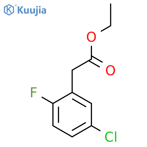 (5-Chloro-2-fluorophenyl)acetic acid ethyl ester structure