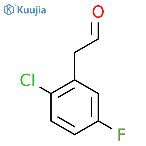 2-(2-chloro-5-fluorophenyl)acetaldehyde structure