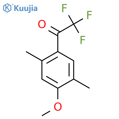 2,2,2-Trifluoro-1-(4-methoxy-2,5-dimethylphenyl)ethanone structure