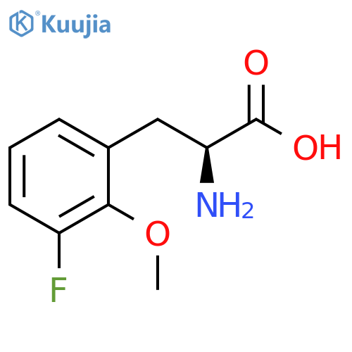2-amino-3-(3-fluoro-2-methoxyphenyl)propanoic acid structure