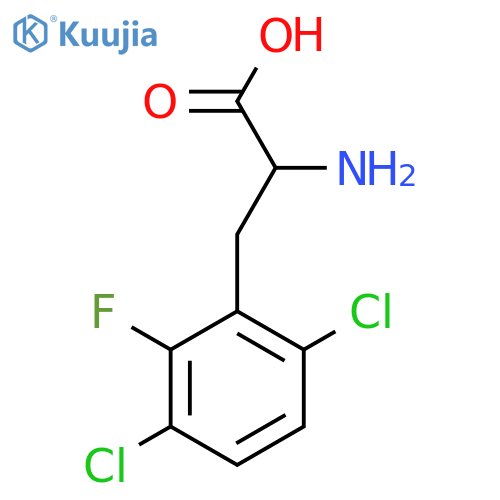 3,6-Dichloro-2-fluoro-DL-phenylalanine structure