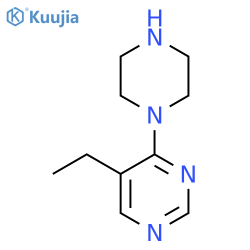 5-Ethyl-4-(piperazin-1-yl)pyrimidine structure