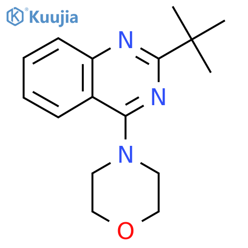 2-Tert-butyl-4-morpholinoquinazoline structure