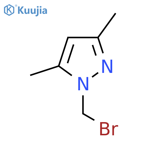 1-(bromomethyl)-3,5-dimethyl-1H-pyrazole structure