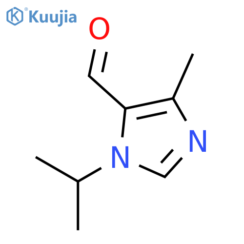 4-methyl-1-(1-methylethyl)-1H-Imidazole-5-carboxaldehyde structure