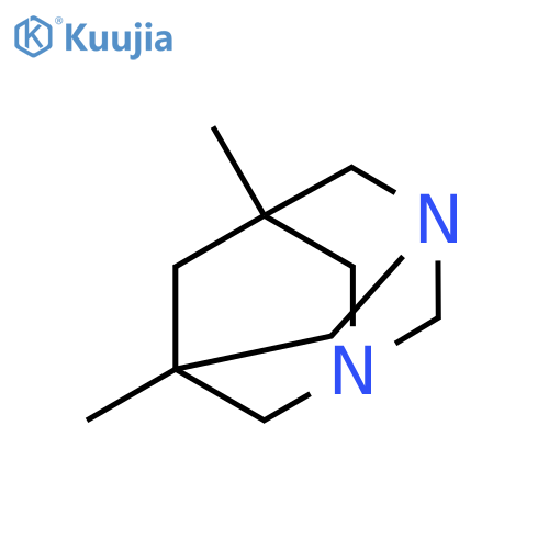 5,7-dimethyl-1,3-diazaadamantane structure